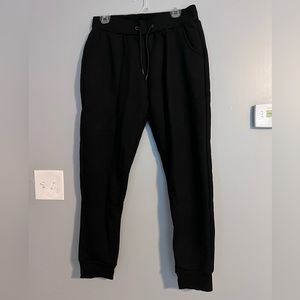 Fleece lined black sweatpants
